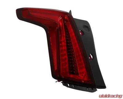 Xtune OE Left Full LED Tail Lights With Dark Red Lens Cadillac XT5 2020-2021 - ALT-JH-CAXT520DR-OE-L