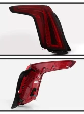 Xtune OE Left Full LED Tail Lights With Dark Red Lens Cadillac XT5 2020-2021                                     - ALT-JH-CAXT520DR-OE-L - Image 2