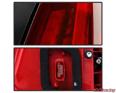 Xtune OE Right Full LED Tail Lights With Dark Red Lens Cadillac XT5 2020-2021 - ALT-JH-CAXT520DR-OE-R