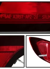 Xtune OE Right Full LED Tail Lights With Dark Red Lens Cadillac XT5 2020-2021                                     - ALT-JH-CAXT520DR-OE-R - Image 4