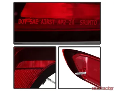 Xtune OE Right Full LED Tail Lights With Dark Red Lens Cadillac XT5 2020-2021 - ALT-JH-CAXT520DR-OE-R