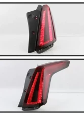 Xtune OE Right Full LED Tail Lights With Dark Red Lens Cadillac XT5 2020-2021                                     - ALT-JH-CAXT520DR-OE-R - Image 5
