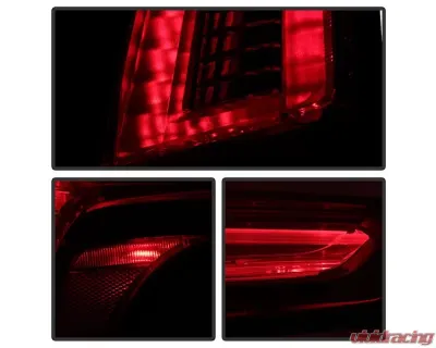 Xtune OE Right Full LED Tail Lights With Dark Red Lens Cadillac XT5 2020-2021 - ALT-JH-CAXT520DR-OE-R