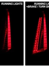 Xtune OE Right Full LED Tail Lights With Dark Red Lens Cadillac XT5 2020-2021                                     - ALT-JH-CAXT520DR-OE-R - Image 8