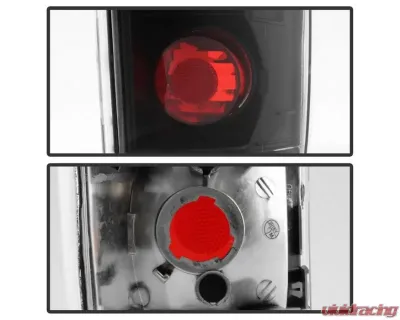 Xtune Euro Style Tail Lights With Black Lens Chevrolet Blazer | GMC Jimmy | Oldsmobile Bravada 1995-2005 - ALT-JH-CB95-BK
