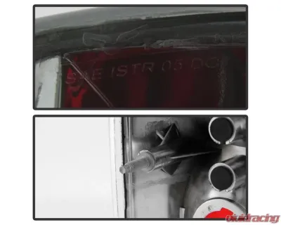 Xtune Euro Style Tail Lights With Smoked Lens Chevrolet Blazer | GMC Jimmy | Oldsmobile Bravada 1995-2005 - ALT-JH-CB95-SM