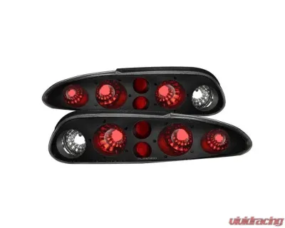 Xtune Euro Style Tail Lights With Black Lens Chevrolet Camaro 1993-2002 - ALT-JH-CCAM98-BK