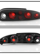 Xtune Euro Style Tail Lights With Black Lens Chevrolet Camaro 1993-2002                                     - ALT-JH-CCAM98-BK - Image 2