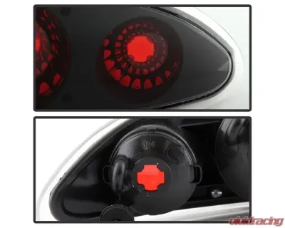 Xtune Euro Style Tail Lights With Black Lens Chevrolet Camaro 1993-2002 - ALT-JH-CCAM98-BK