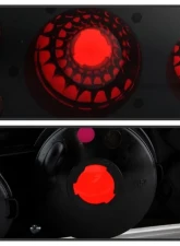 Xtune Euro Style Tail Lights With Black Lens Chevrolet Camaro 1993-2002                                     - ALT-JH-CCAM98-BK - Image 4