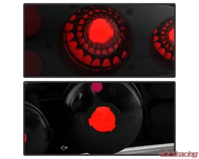 Xtune Euro Style Tail Lights With Black Lens Chevrolet Camaro 1993-2002 - ALT-JH-CCAM98-BK