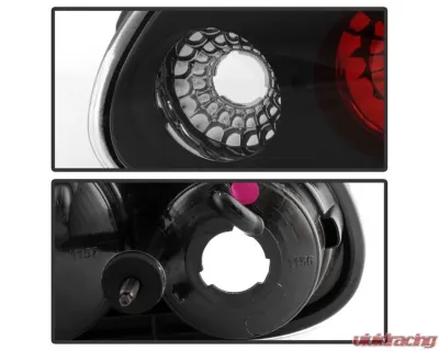 Xtune Euro Style Tail Lights With Black Lens Chevrolet Camaro 1993-2002 - ALT-JH-CCAM98-BK