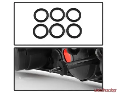 Xtune Euro Style Tail Lights With Black Lens Chevrolet Camaro 1993-2002 - ALT-JH-CCAM98-BK