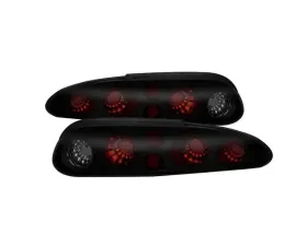 Xtune Euro Style Tail Lights With Black Smoked Lens Chevrolet Camaro 1993-2002