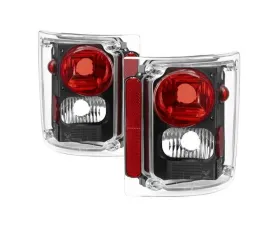 Xtune Euro Style Tail Lights With Black Lens Chevrolet Blazer | CK Series | Suburban | GMC CK Series 1973-1991