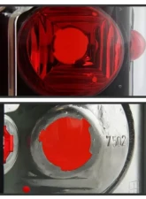 Xtune Euro Style Tail Lights With Black Lens Chevrolet Blazer | CK Series | Suburban | GMC CK Series 1973-1991                                     - ALT-JH-CCK73-BK - Image 4