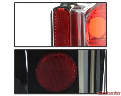 Xtune Euro Style Tail Lights With Black Lens Chevrolet Blazer | CK Series | Suburban | GMC CK Series 1973-1991 - ALT-JH-CCK73-BK