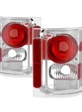 Xtune Euro Style Tail Lights With Chrome Lens Chevrolet Blazer | Suburban | CK Series | GMC CK Series 1973-1991                                     - ALT-JH-CCK73-C - Image 8