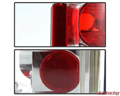 Xtune Euro Style Tail Lights With Chrome Lens Chevrolet Blazer | Suburban | CK Series | GMC CK Series 1973-1991 - ALT-JH-CCK73-C