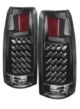 Xtune LED Tail Lights With Black Lens Cadillac Escalade | Chevrolet | GMC 1988-2000                                     - ALT-JH-CCK88-LED-BK - Image 6
