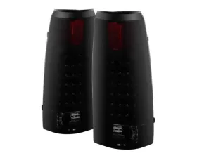 Xtune LED Tail Lights With Black Smoked Lens Cadillac Escalade | Chevrolet | GMC 1988-2000