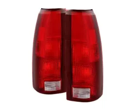 Xtune Factory Style Tail Lights With Red Clear Lens Chevrolet | GMC 1988-2001
