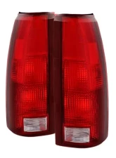 Xtune Factory Style Tail Lights With Red Clear Lens Chevrolet | GMC 1988-2001                                     - ALT-JH-CCK88-OE-RC - Image 3