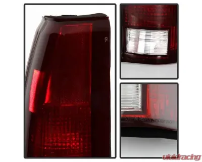 Xtune Factory Style Tail Lights With Red Smoked Lens Chevrolet | GMC 1988-2001 - ALT-JH-CCK88-OE-RSM