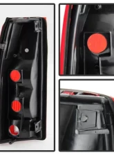 Xtune Factory Style Tail Lights With Red Smoked Lens Chevrolet | GMC 1988-2001                                     - ALT-JH-CCK88-OE-RSM - Image 3