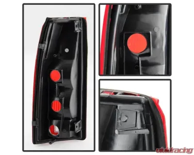 Xtune Factory Style Tail Lights With Red Smoked Lens Chevrolet | GMC 1988-2001 - ALT-JH-CCK88-OE-RSM