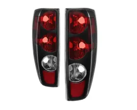 Xtune Euro Style Tail Lights With Black Lens Chevrolet Colorado | GMC Canyon 2004-2012