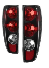 Xtune Euro Style Tail Lights With Black Lens Chevrolet Colorado | GMC Canyon 2004-2012                                     - ALT-JH-CCO04-BK - Image 3