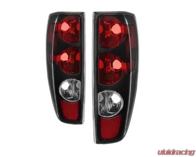 Xtune Euro Style Tail Lights With Black Lens Chevrolet Colorado | GMC Canyon 2004-2012 - ALT-JH-CCO04-BK