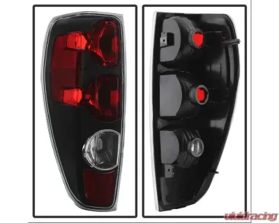 Xtune Euro Style Tail Lights With Black Lens Chevrolet Colorado | GMC Canyon 2004-2012 - ALT-JH-CCO04-BK