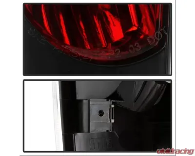 Xtune Euro Style Tail Lights With Black Lens Chevrolet Colorado | GMC Canyon 2004-2012 - ALT-JH-CCO04-BK