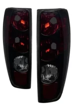 Xtune Euro Style Tail Lights With Black Smoked Lens Chevrolet Colorado | GMC Canyon 2004-2012                                     - ALT-JH-CCO04-BSM - Image 3