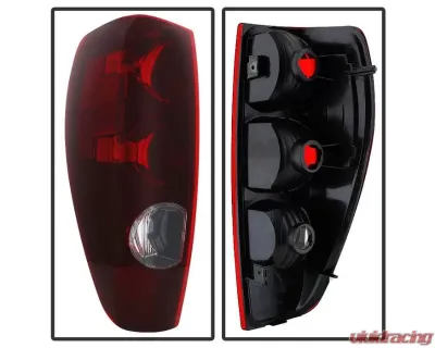 Xtune OEM Left Driver Side Tail Lights Chevrolet Colorado | GMC Canyon | Isuzu I-Series 2004-2012 - ALT-JH-CCOL04-OE-L