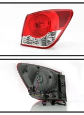 Xtune OEM Outer Right Passenger Side Tail Light Chevrolet Cruze 2011-2015                                     - ALT-JH-CCRZ11-OE-OR - Image 2