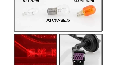 Xtune OEM Outer Right Passenger Side Tail Light Chevrolet Cruze 2011-2015                                     - ALT-JH-CCRZ11-OE-OR - Image 6