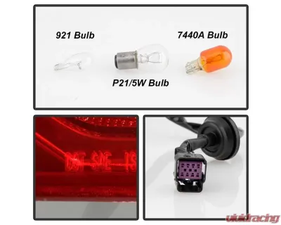 Xtune OEM Outer Right Passenger Side Tail Light Chevrolet Cruze 2011-2015 - ALT-JH-CCRZ11-OE-OR