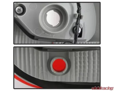 Xtune OEM Inner Left OE Tail Lights With Chrome/Red Lens Chevrolet Cruze 2016-2019 - ALT-JH-CCRZ17-OE-IL