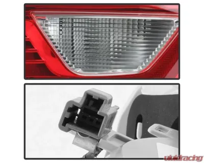 Xtune OEM Inner Left OE Tail Lights With Chrome/Red Lens Chevrolet Cruze 2016-2019 - ALT-JH-CCRZ17-OE-IL