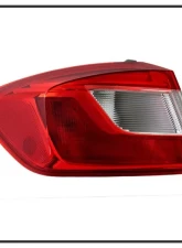 Xtune OEM Outer Left OE Tail Lights With Chrome/Red Lens Chevrolet Cruze 2016-2019                                     - ALT-JH-CCRZ17-OE-OL - Image 2