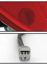 Xtune OEM Outer Left OE Tail Lights With Chrome/Red Lens Chevrolet Cruze 2016-2019                                     - ALT-JH-CCRZ17-OE-OL - Image 5
