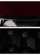Xtune Euro Style Tail Lights With Black Smoked Lens Chevrolet Suburban | Tahoe | GMC Yukon | Denali 2000-2006                                     - ALT-JH-CD00-LED-BSM - Image 3