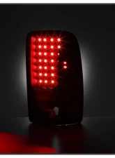 Xtune Euro Style Tail Lights With Black Smoked Lens Chevrolet Suburban | Tahoe | GMC Yukon | Denali 2000-2006                                     - ALT-JH-CD00-LED-BSM - Image 6