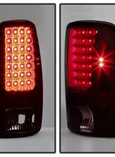 Xtune Euro Style Tail Lights With Black Smoked Lens Chevrolet Suburban | Tahoe | GMC Yukon | Denali 2000-2006                                     - ALT-JH-CD00-LED-BSM - Image 7