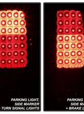 Xtune Euro Style Tail Lights With Black Smoked Lens Chevrolet Suburban | Tahoe | GMC Yukon | Denali 2000-2006                                     - ALT-JH-CD00-LED-BSM - Image 8