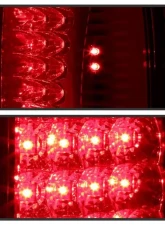 Xtune Euro Style Tail Lights With Red Clear Lens Chevrolet Suburban | Tahoe | GMC Yukon | Denali 2000-2006                                     - ALT-JH-CD00-LED-RC - Image 5