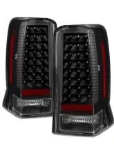 Xtune LED Tail Lights With Black Lens Cadillac Escalade 2002-2006                                     - ALT-JH-CE02-LED-BK - Image 7